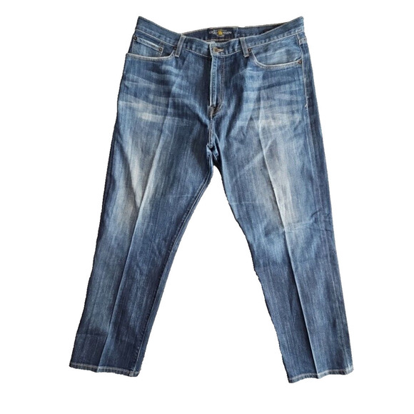 Lucky Band Jeans Men's 38x30 329 Classic Straight Stretch 7M10835 Streetwear Y2K - Picture 1 of 16